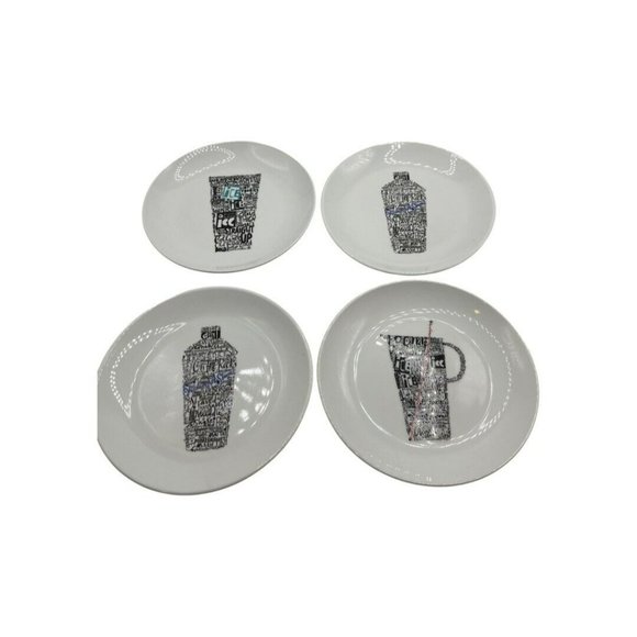 Crate and Barrel Dining Set Of 4 Crate And Barrel Appetizer Plates